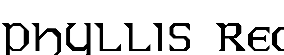 PHYLLIS Regular Font Download Free