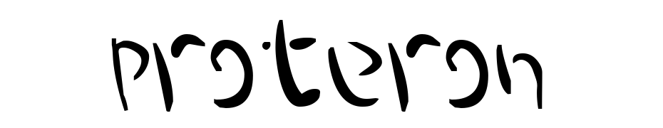 Proteron Font Download Free