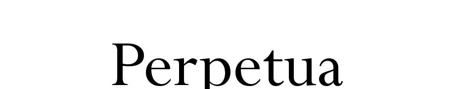 Perpetua Font Download Free