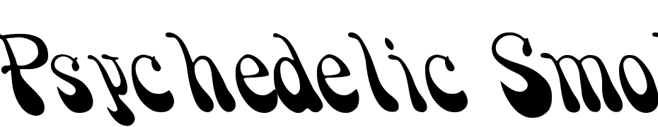 Psychedelic Smoke Font Download Free