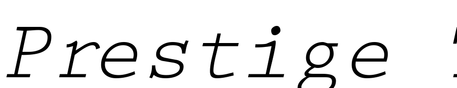 Prestige Two Regular Italic Font Download Free