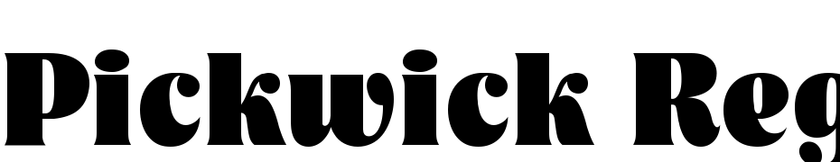 Pickwick Regular Font Download Free