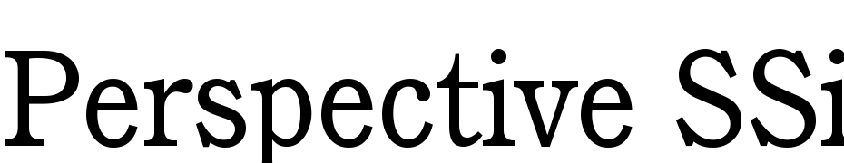 Perspective SSi Font Download Free