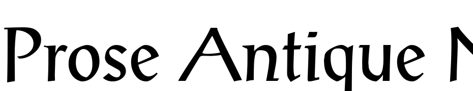 Prose Antique Normal Font Download Free