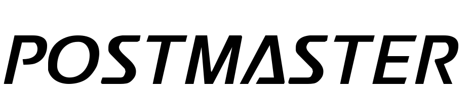 Postmaster Yazı tipi ücretsiz indir