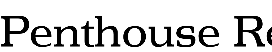 Penthouse Regular Font Download Free