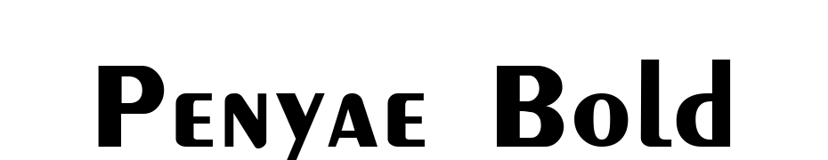 Penyae Bold Font Download Free