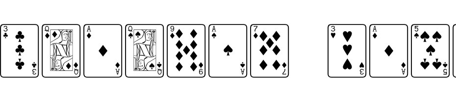 Playing Cards Regular Font Download Free