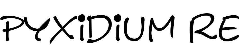 Pyxidium Regular Font Download Free