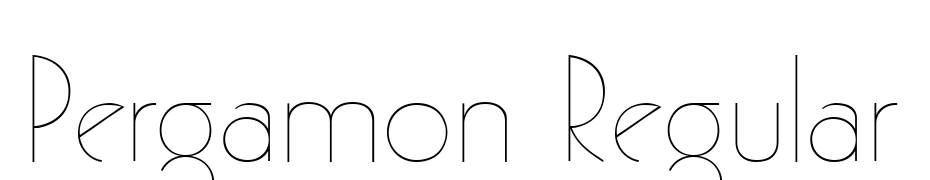 Pergamon Regular Font Download Free