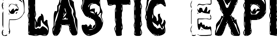 Plastic Explosive Font Download Free