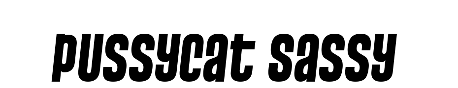 Pussycat Sassy Font Download Free