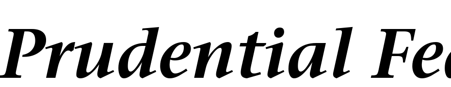 Prudential Fed Kursiv Font Download Free