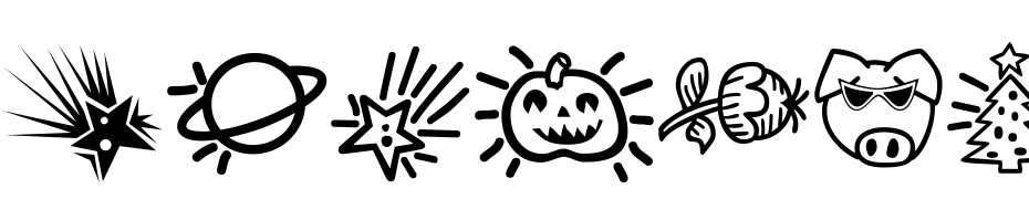 Poptics Three Extras Font Download Free