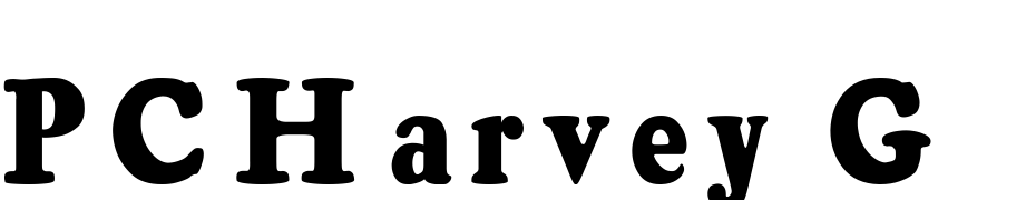 PCHarvey Grey Font Download Free