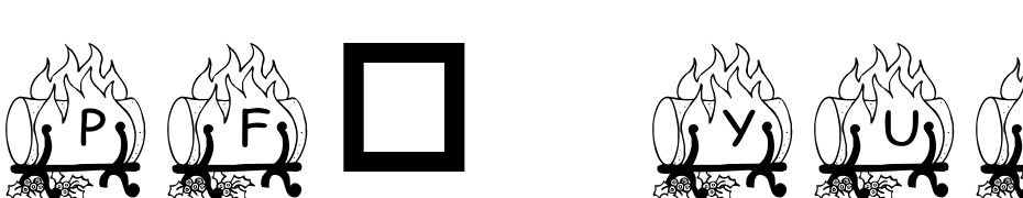 Pf_ Yulefire1 Font Download Free