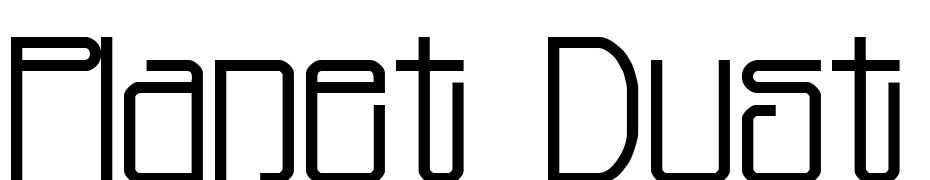 Planet Dust Font Download Free