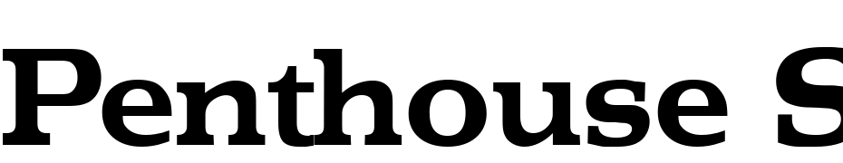 Penthouse Serial Bold DB Font Download Free