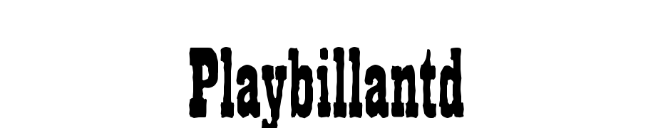 Playbill Ant D Font Download Free