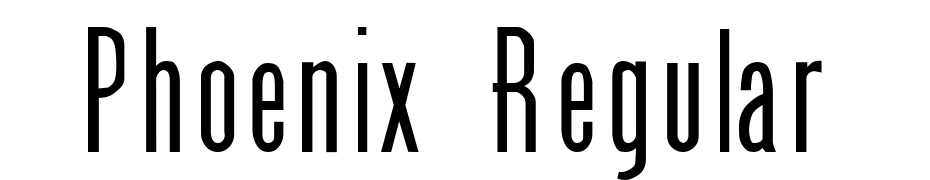 Phoenix Regular Font Download Free