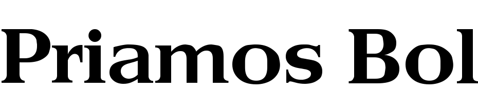 Priamos Bold Font Download Free