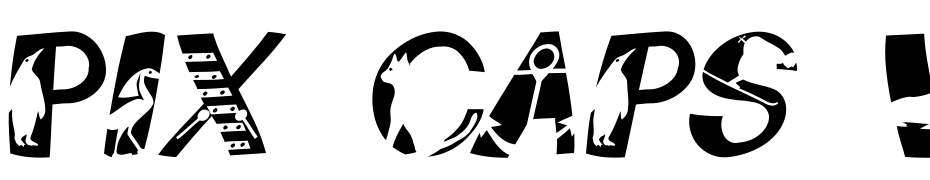 Pix Caps Winding Font Download Free