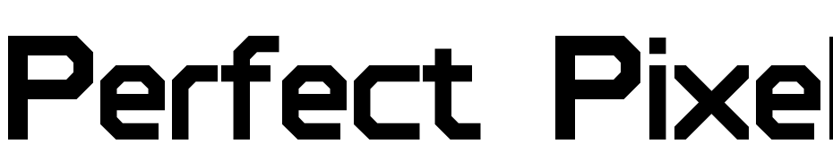 Perfect Pixel Font Download Free