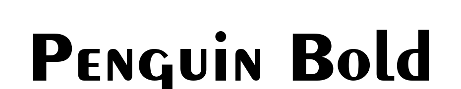 Penguin Bold Font Download Free