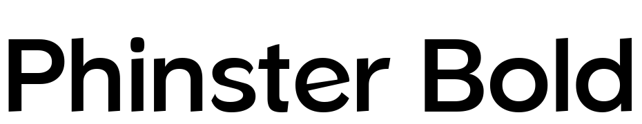 Phinster Bold Font Download Free