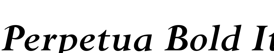 Perpetua Bold Italic Font Download Free