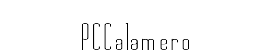 PCCalamero Font Download Free