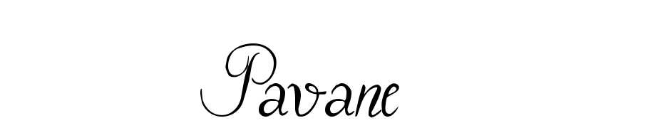 Pavane Font Download Free