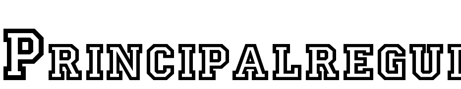Principal Regular DB Font Download Free