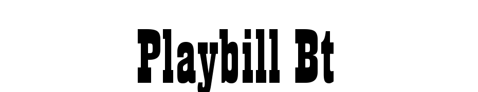 Playbill BT Font Download Free
