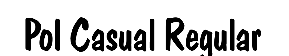 Pol Casual Regular Font Download Free