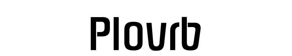 Plover Bold Font Download Free