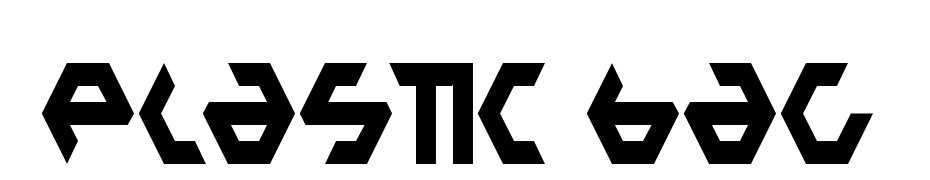 Plastic Bag Font Download Free