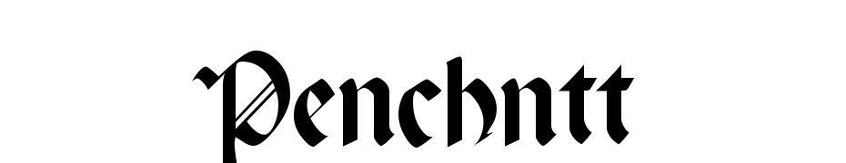 Penchant Thin Regular Font Download Free