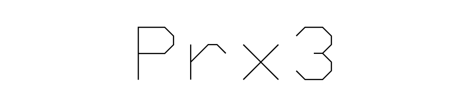 Prx3 Yazı tipi ücretsiz indir