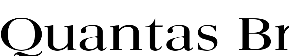 Quantas Broad Regular Font Download Free