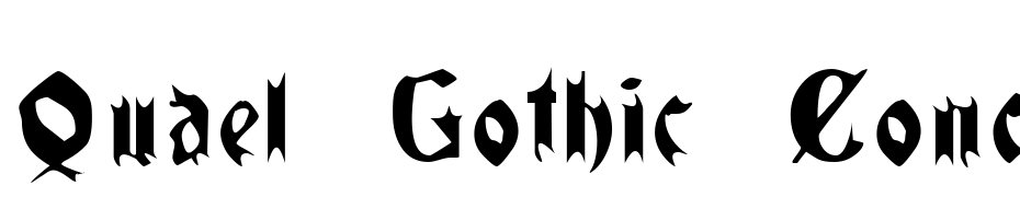 Quael Gothic Condensed Font Download Free