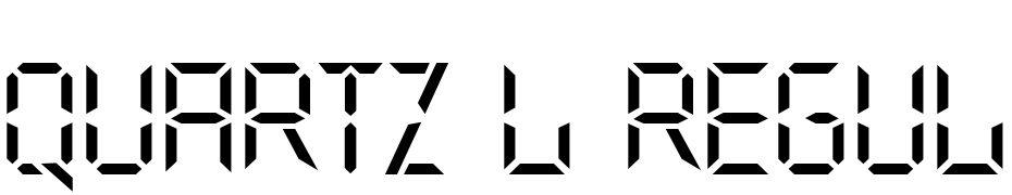 Quartz L Regular Font Download Free