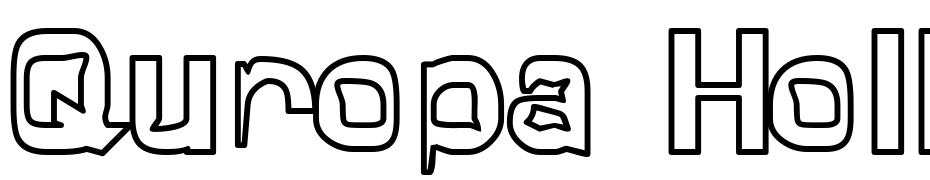Quropa Hollow Font Download Free