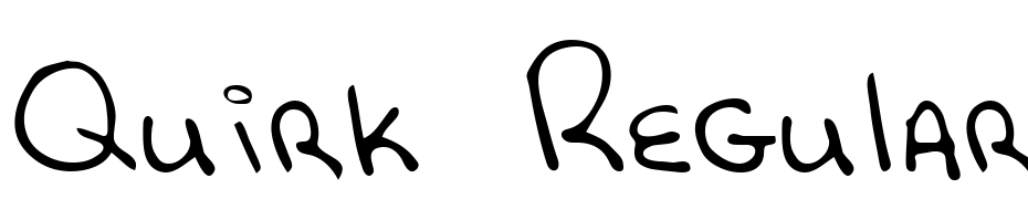 Quirk Regular Font Download Free