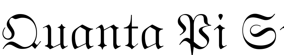 Quanta Pi Six SSi Font Download Free
