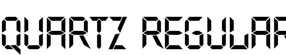 Quartz Regular DB Font Download Free