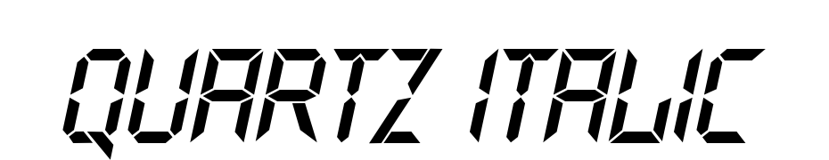 Quartz Italic Font Download Free