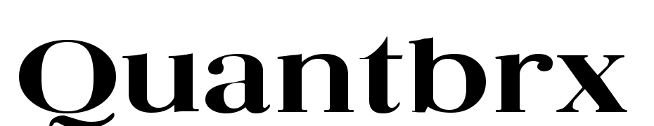 Quantas Broad Extrabold Regular Font Download Free