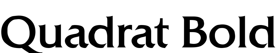 Quadrat Bold Font Download Free