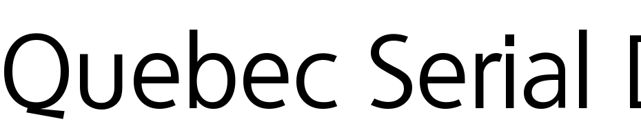 Quebec Serial DB Font Download Free